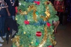 El disfraz de árbol de Navidad más genial