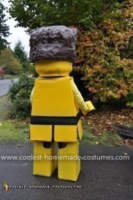 Disfraz sexy de Lego Minifig hecho en casa