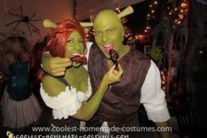 El disfraz original de Shrek y Fiona hazlo tu mismo