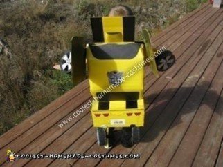 Disfraz infantil de abejorro transformer casero