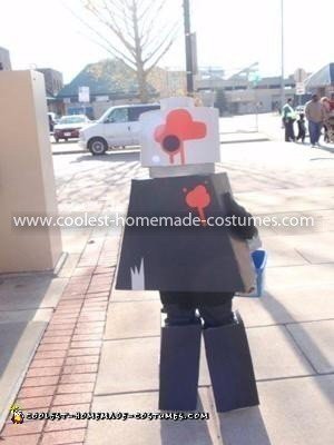 disfraz de zombi de lego casero