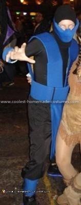 Traje casero Mortal Kombat Sub Zero