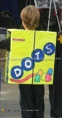 Traje de caramelo DOTS casero