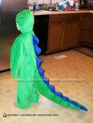 disfraz de dinosaurio casero