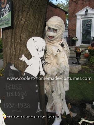 Disfraz de momia casero para Halloween