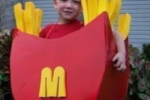 El mejor disfraz de papas fritas