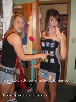 Traje sexy hecho en casa para iPhone