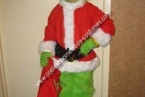 Genial disfraz casero Grinch que robó un disfraz de Navidad