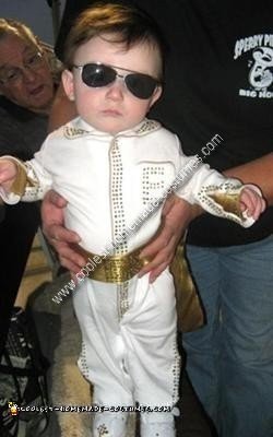 Disfraz de bebé Elvis hecho en casa