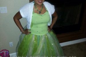 Genial disfraz de princesa Tiana para adulto