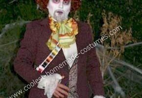 Impresionante disfraz de Halloween de Sombrerero Loco hecho en casa