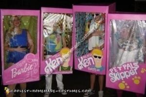 Los mejores disfraces caseros de Barbie en una caja