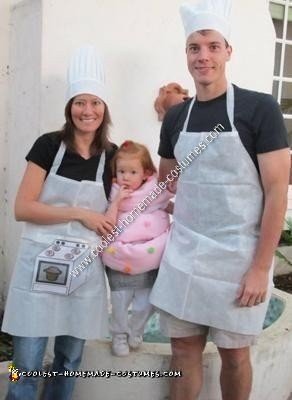 Panaderos y disfraces de cupcakes de Halloween
