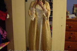 Vestido dorado Elizabeth Swan