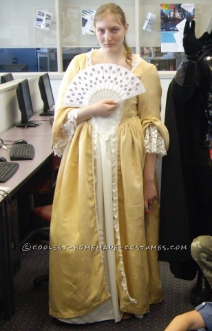 Vestido dorado Elizabeth Swan