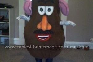 Genial disfraz de Mr. Potato Head