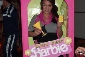 Genial disfraz de Barbie en caja para mujer
