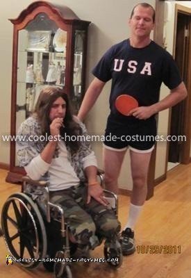 Disfraz casero del equipo de Forrest Gump